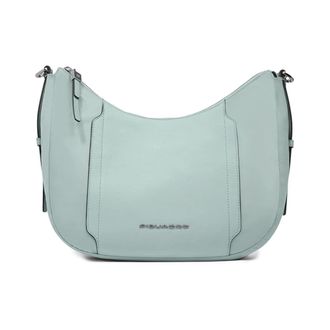Piquadro Cross Body Bags, female, Green, ONE SIZE, Womens shoulder bag with iPadmini compartment and Rfid protection
