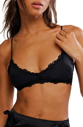 Free People Charlie Bralette in Black at Nordstrom, Size X-Large