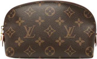 Louis Vuitton Pre-owned Clutches, female, Brown, Size: ONE SIZE Pre-owned Cosmetic Pouch