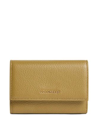 Coccinelle press-stud-fastening wallet - Green