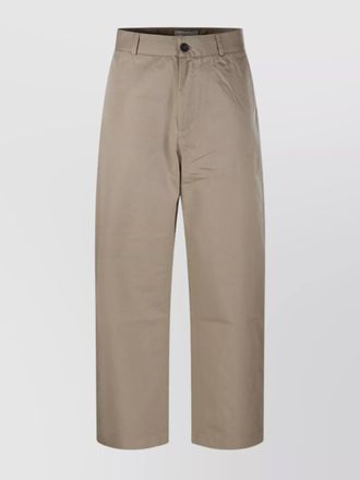 STUDIO NICHOLSON cotton wide-leg trousers