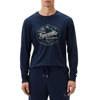 La Martina Magliette a maniche lunghe - - Tops - Uomo - Blu - XL
