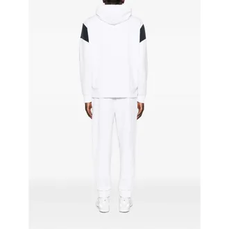 HUGO BOSS Cotton-Blend Jersey Hooded Jumpsuit - White