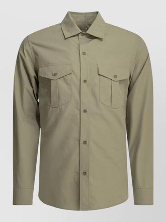 A.P.C. warren casual shirt buttoned cuffs pockets