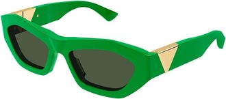 Bottega Veneta BV1221S 003 Womens Sunglasses Green Size 54