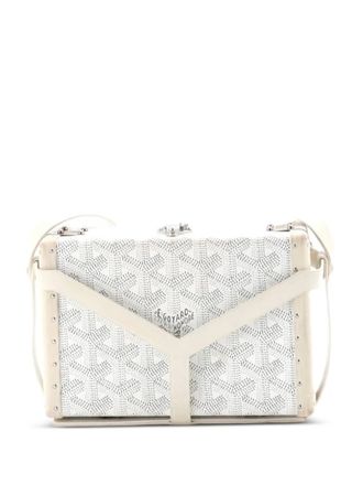 Goyard Minaudiere Bag Coated Canvas clutch bag - Wit