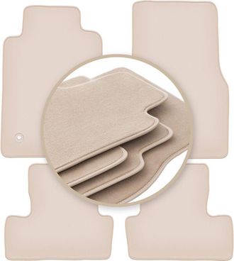 OEM Alfombrillas Beige Premium Para Ford Mustang Mk5 Coup&eacute; 2004-2014