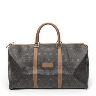 Dior Pre-owned Womens Large Vintage Travel Boston Bag - Brown - One Size