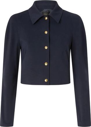 Pinko Giacca crop con bottoni - Blu