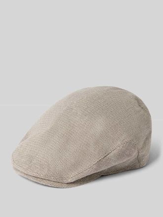 M&uuml;ller Headwear Schieberm&uuml;tze aus Leinen-Mix Modell Gatsby in Beige, Gr&ouml;&szlig;e L