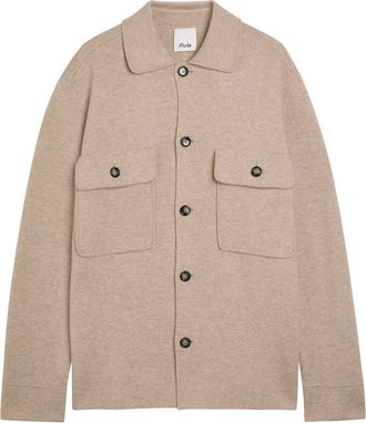Allude Wool and Cashmere-blend Overshirt - Beige - XL