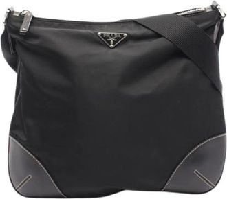 Prada Pre-owned Cross Body Bags, female, Black, Size: ONE SIZE Pre-owned Vintage Cross Body Bag