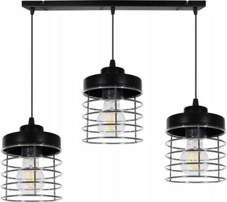 OEM L&aacute;mpara De Techo Colgante Led Con Cable Cromado