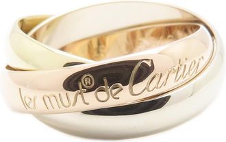 Cartier Yellow Gold (18K) Pink Gold (18K) White Gold (18K) Band Ring (Pre-Owned)