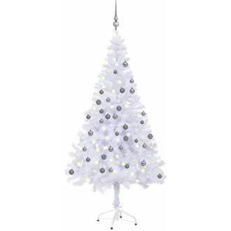 vidaXL &Aacute;rbol De Navidad Artificial Con Luces Y Bolas 620 Ramas 180 Cm Vidaxl