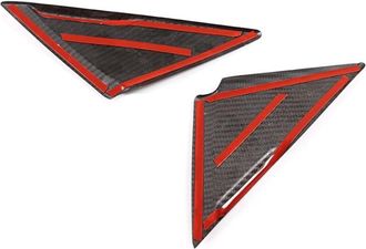 OEM Adhesivo Decorativo Triangular Para El Pilar De La Ventana Delantera Del Coche, Fabricado En Fibra De Carbono Aut&eacute;ntica, Para Gtr R35