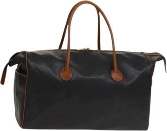 Bottega Veneta Pre-owned Vintage Boston Bag - Dames - Vintage Weekendtas - Blauw - ONE Size - Leer - Vintage
