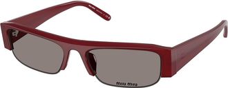 Miu Miu MUB07SF Asian Fit 21I80Q Womens Sunglasses Burgundy Size 54