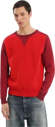 1989 STUDIO Rode trui met ronde hals - Heren - Ronde hals truien - Rood - XL - Truien & Vesten