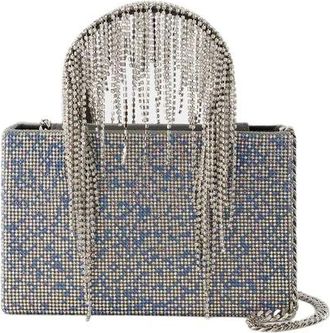 Kara Handbags - Dames - Handtassen - Blauw - ONE Size - Katoen - Tassen