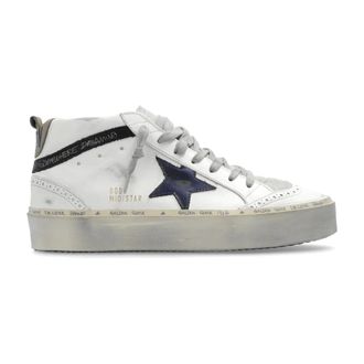 Golden Goose Ankle-high Trainers Hi Mid Star Classic - female - Golden Goose - Sneakers - White - 7 UK - Shoes