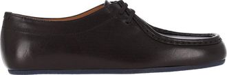 Jil Sander Brown Hood Calfskin Flat Shoes