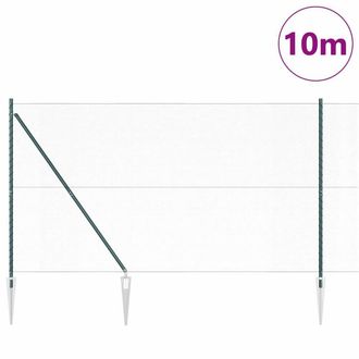 Berkfield Home Hexagon Fence Green 1, 6x10 m Steel