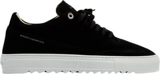 Mason Garments Schoenen, unisex, Zwart, 45 EU, Leer, Torino Sneaker