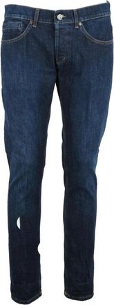 Dondup George Jeans - Heren - Slim Fit Jeans - Blauw - W33 - Katoen - Jeans