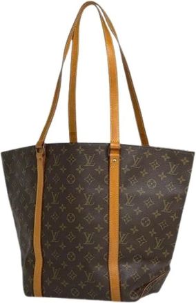 Louis Vuitton Pre-owned Tote Bags, female, Brown, Size: ONE SIZE Pre-owned Vintage Monogram Shoulder Tote Bag