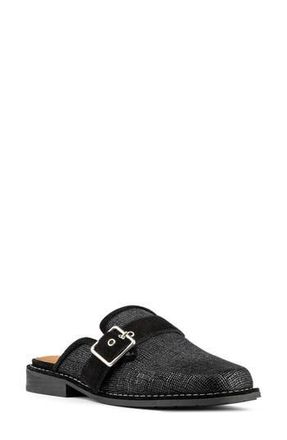 Donald J Pliner Buckle Mule in Black at Nordstrom Rack, Size 9.5