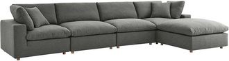 ModWay Commix Down-Filled Overstuffed 5Pc Sectional Set