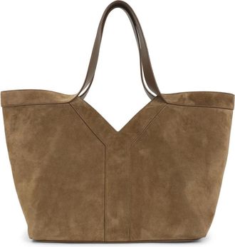 Saint Laurent Tassen, Dames, Bruin, ONE Size, Leer, Small Y Tote