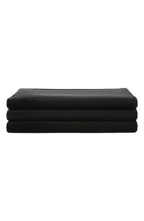 Luxury Home Microplush Ultra Premium Sheet Set in Black at Nordstrom Rack, Size Twin