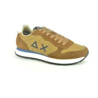 Sun 68 Stijlvolle Cognac Runner voor Mannen - Heren - Schoenen - Bruin - Maat: 42 EU