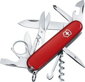 Victorinox by Swiss Army Explorer, Coltellino Svizzero, Originale, Multiuso, Campeggio, 16 Funzioni, Lama, grande, Cavatappi - Victorinox