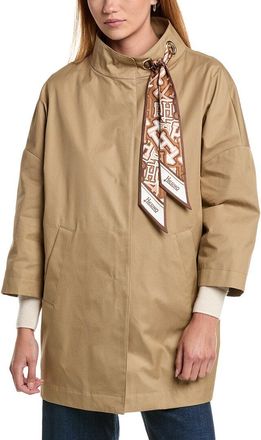 Herno Gabardine Silk-Trim Jacket