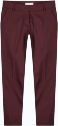 Summum Womens Classic Stretch Trousers In Wine