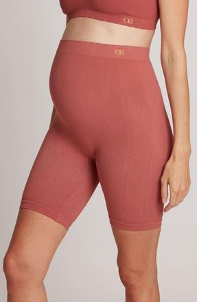Cache Coeur Zo&eacute; Seamless maternity panty in Terracotta at Nordstrom, Size X-Large
