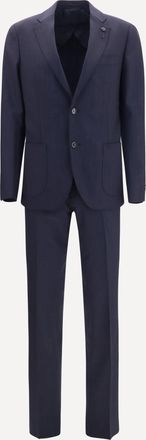 Lardini Wool-blend tailored Suit Male 46