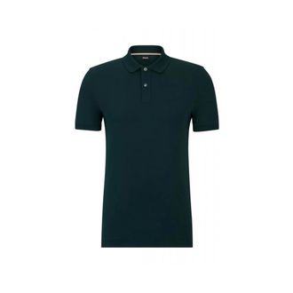 HUGO BOSS Heren, Tops, Groen, Maat: 5XL Katoen