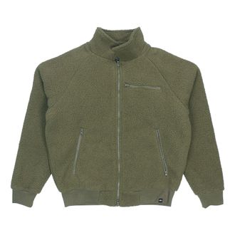 Nike SB Sherpa Casual Zipper Design lapel Skateboard Jacket Green DM0873-222