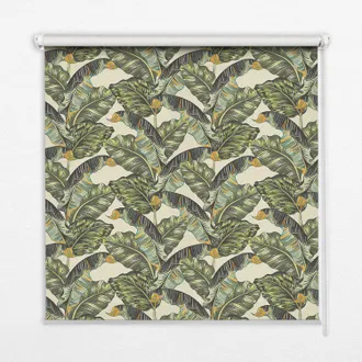 Tulup Tenda A Rullo Interna Per Finestra - Tenda Filtrante Luce - Tenda Privacy - Tenda Decorativa Rettangolare - Rullo Per Interni - (100 Cm X 140 Cm) - Fo