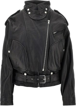 Isabel Marant Farza leather biker jacket Woman 38