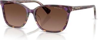 Ralph Lauren Ra 5348U 6303T5 Zonnebril - Dames - Zonnebrillen - Bruin - 56 MM - Accessoires