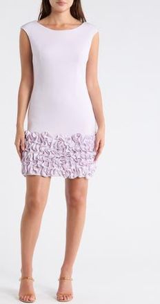 Julia Jordan Ruffle Hem A-Line Dress in Lilac at Nordstrom Rack, Size 14