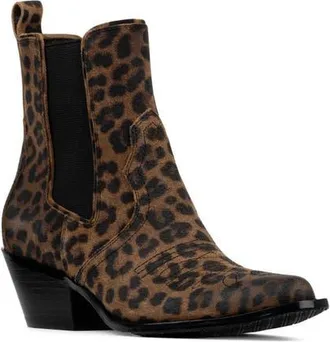 Donald J Pliner Tayden Western Chelsea Boot in Tobacco at Nordstrom, Size 8.5
