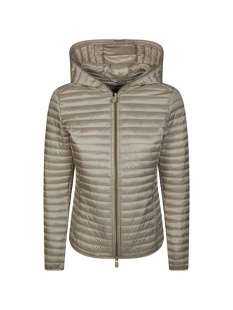 Save The Duck White Alexa Quilted Lightweight Short Jacket