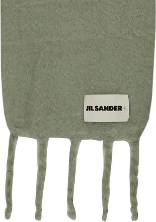 Jil Sander Tücher & Schals - Textured Mohair - Gr. unisize - in Grün - für Damen