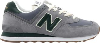 New Balance Su&egrave;de Veterschoenen met Synthetische Inzetstukken - Heren - Sneakers - Grijs - 43 EU - Su&egrave;de - Schoenen